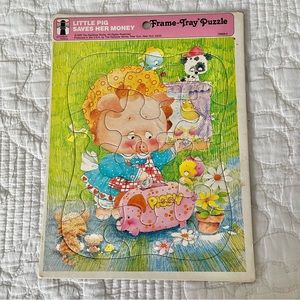 Rainbow works Little Pig Saves Her Money puzzle